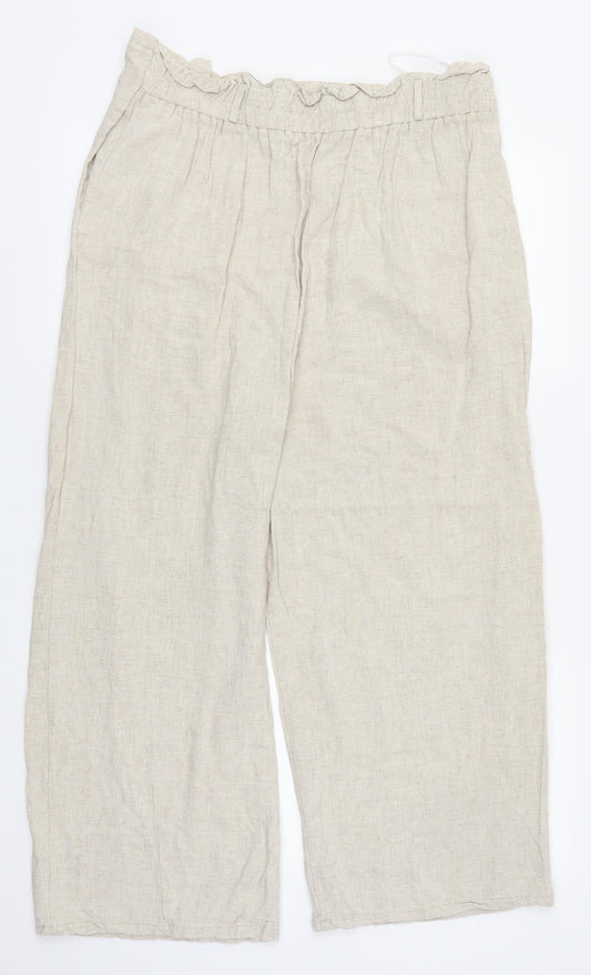 Primark Womens Beige   Trousers  Size 16 L24 in