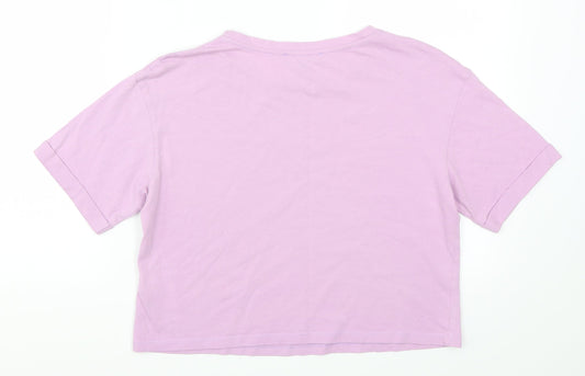 Primark Womens Purple   Basic T-Shirt Size 6  - Be Creative