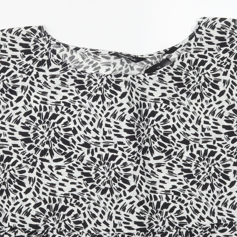 Womens UK Size 14 Label Be Grey Basic T-Shirt