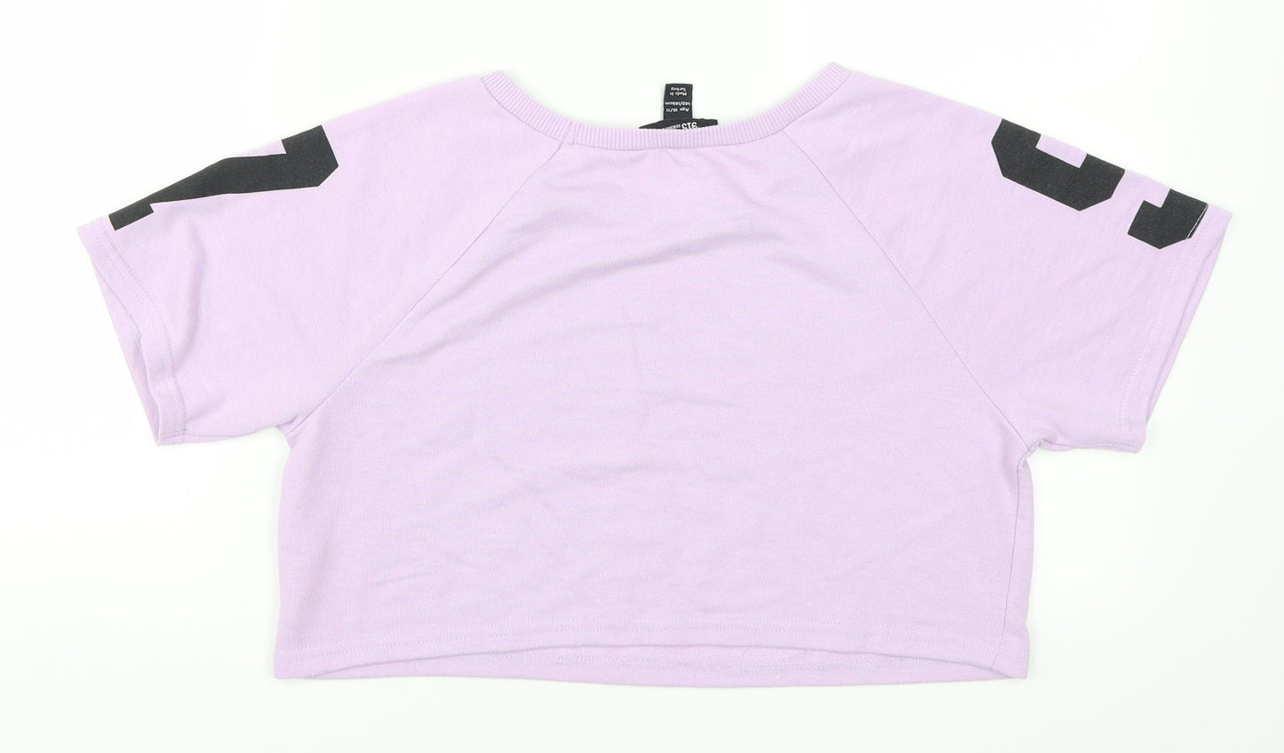 New Look Girls Purple   Basic T-Shirt Size 10-11 Years  - NYC