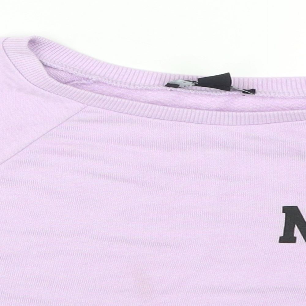 New Look Girls Purple   Basic T-Shirt Size 10-11 Years  - NYC