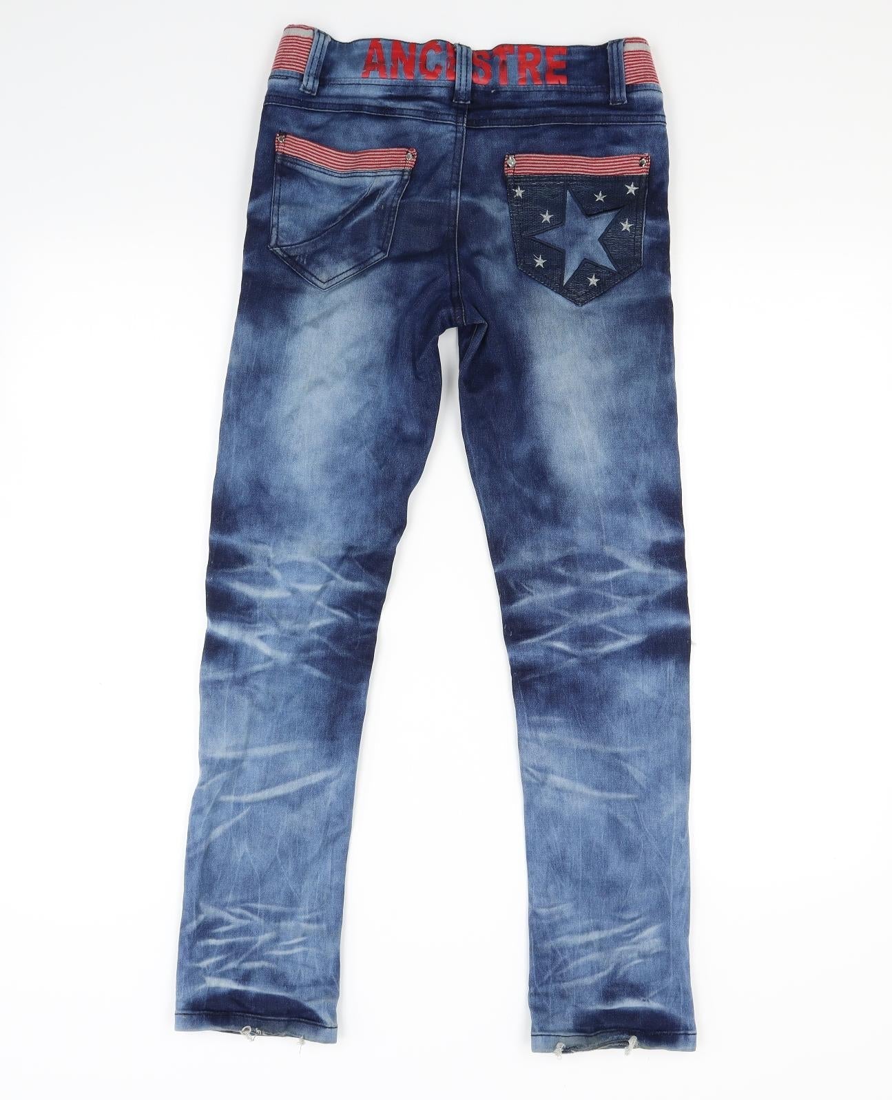 DM Story Womens Blue  Denim Skinny Jeans Size XS L27 in