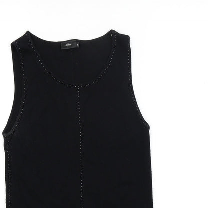 Womens UK Size M InWear Black Basic Tank
