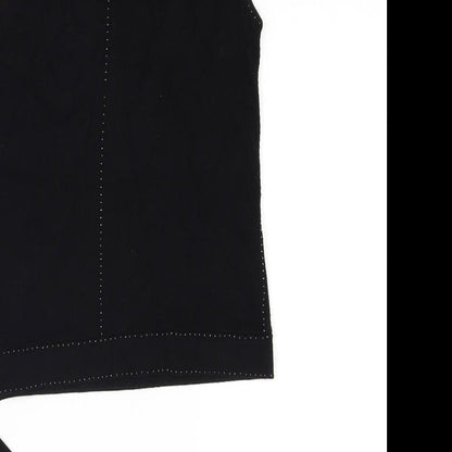 Womens UK Size M InWear Black Basic Tank