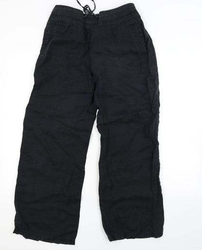 Womens UK Size 14 Marks and Spencer Regular Fit  Black Trousers