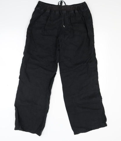 Womens UK Size 14 Marks and Spencer Regular Fit  Black Trousers