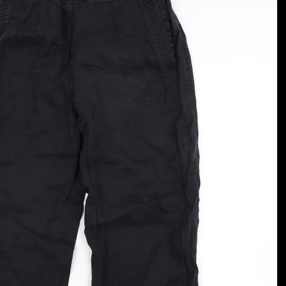 Womens UK Size 14 Marks and Spencer Regular Fit  Black Trousers