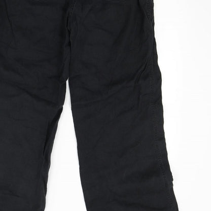 Womens UK Size 14 Marks and Spencer Regular Fit  Black Trousers