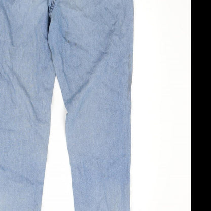 Noisey Man Womens Blue  Denim Tapered Jeans Size 28 L29 in