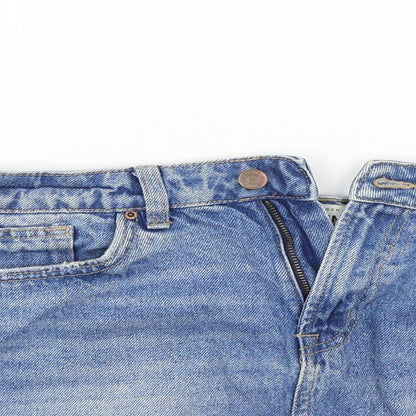 New Look Womens Blue   Cut-Off Shorts Size 8