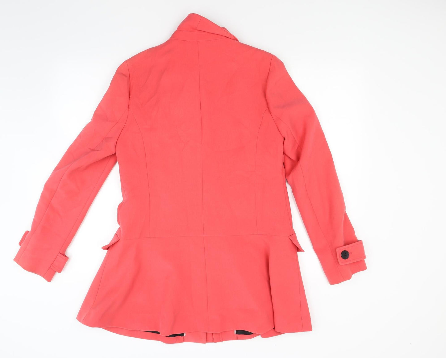 Womens UK Size 10 NEXT Red Overcoat