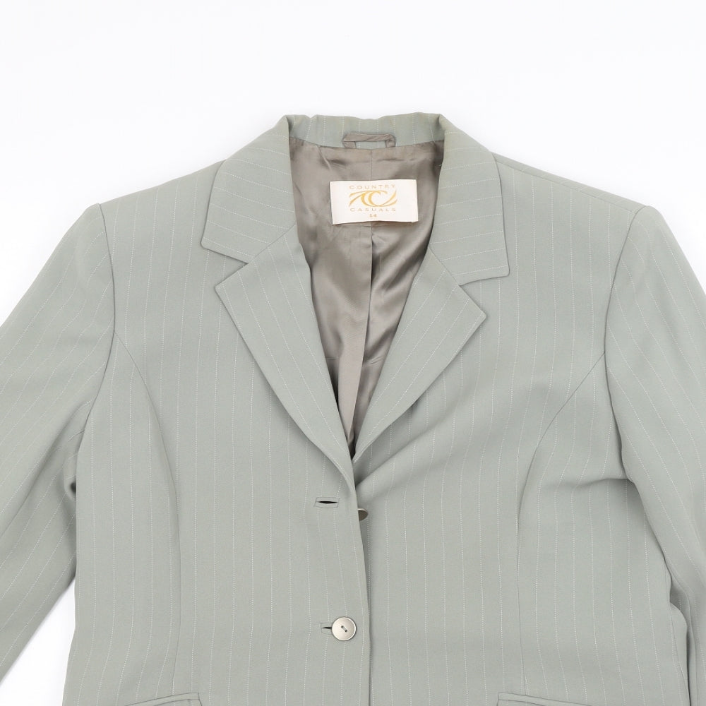 Womens UK Size 14 CC Green Jacket