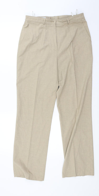 Womens UK Size 14 Blanchelle Regular Fit  Beige Trousers