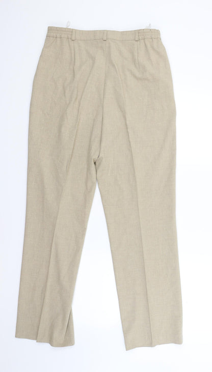 Womens UK Size 14 Blanchelle Regular Fit  Beige Trousers