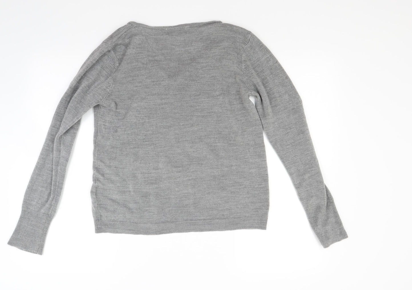 Primark Womens Grey  Knit Pullover Jumper Size M