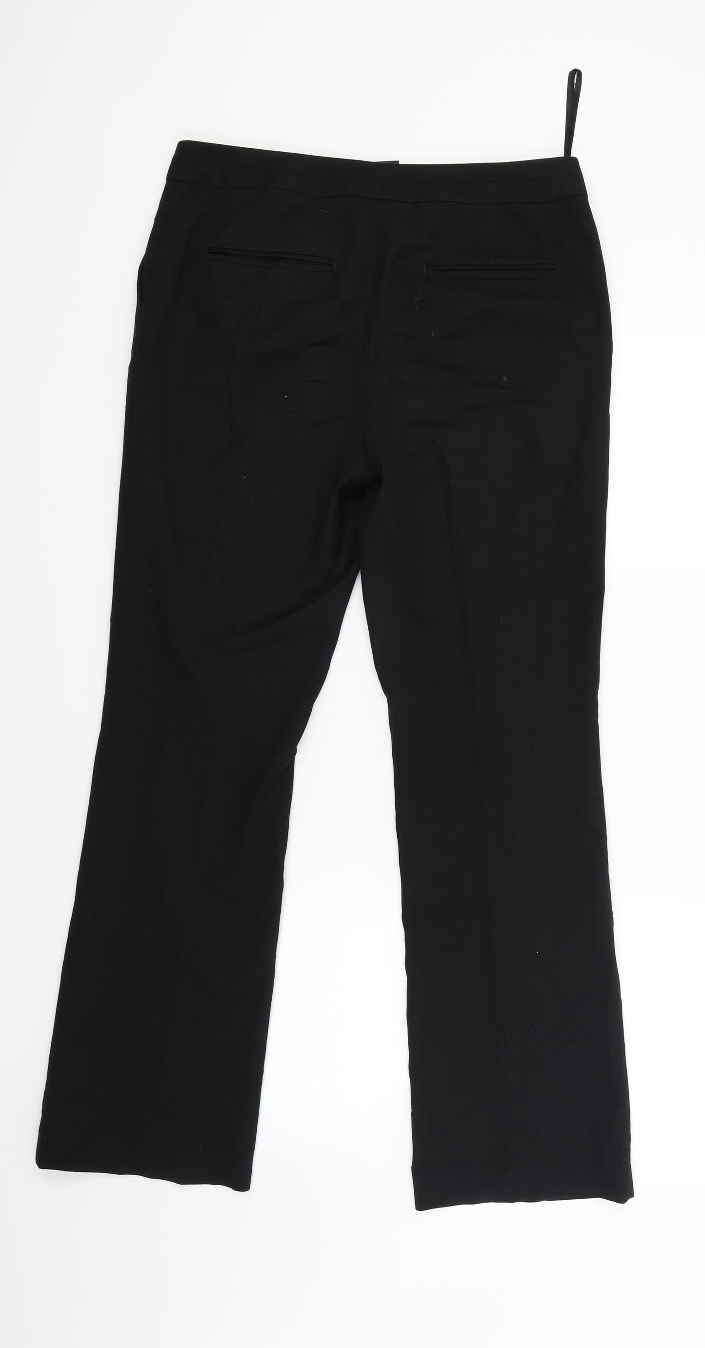 Womens UK Size 10 NEXT Regular Fit  Black Trousers