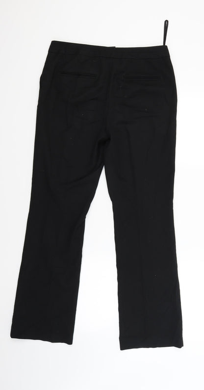 Womens UK Size 10 NEXT Regular Fit  Black Trousers