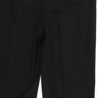 Womens UK Size 10 NEXT Regular Fit  Black Trousers