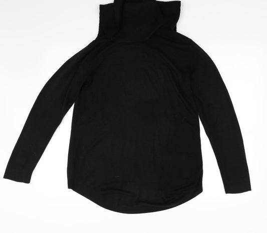 F&F Womens Black  Knit Pullover Jumper Size 12