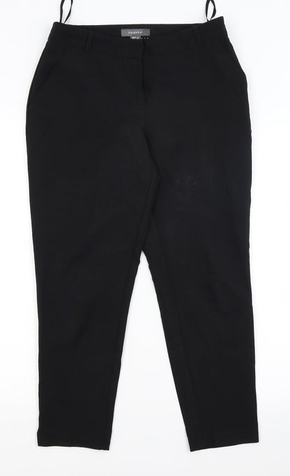 Primark Womens Black   Trousers  Size 8 L24 in
