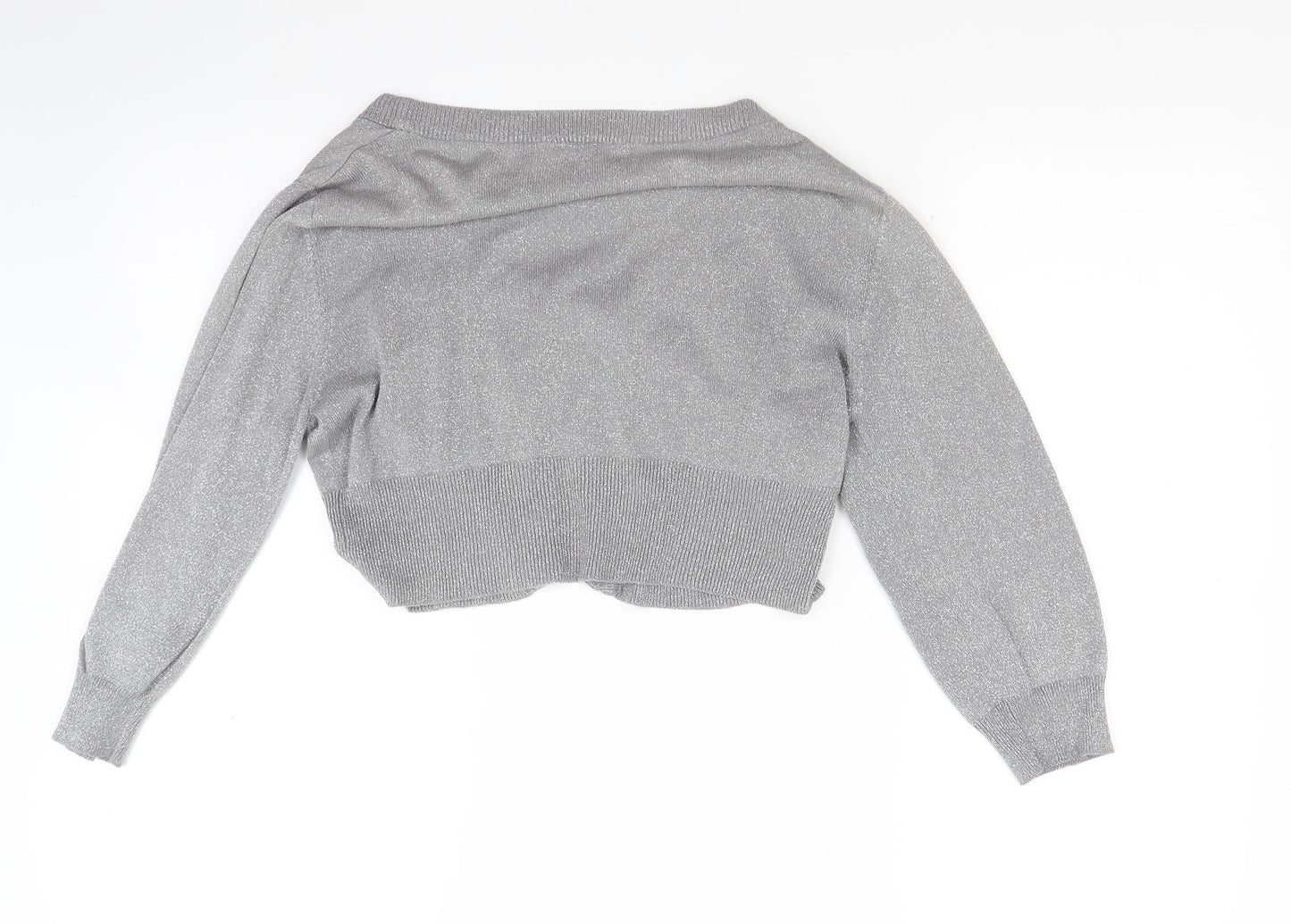 George Womens Grey  Knit Cardigan Jumper Size 14