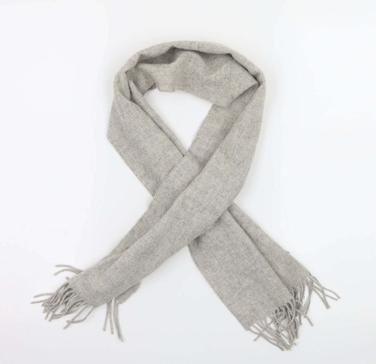 Preworn Womens Grey  Knit  Scarf