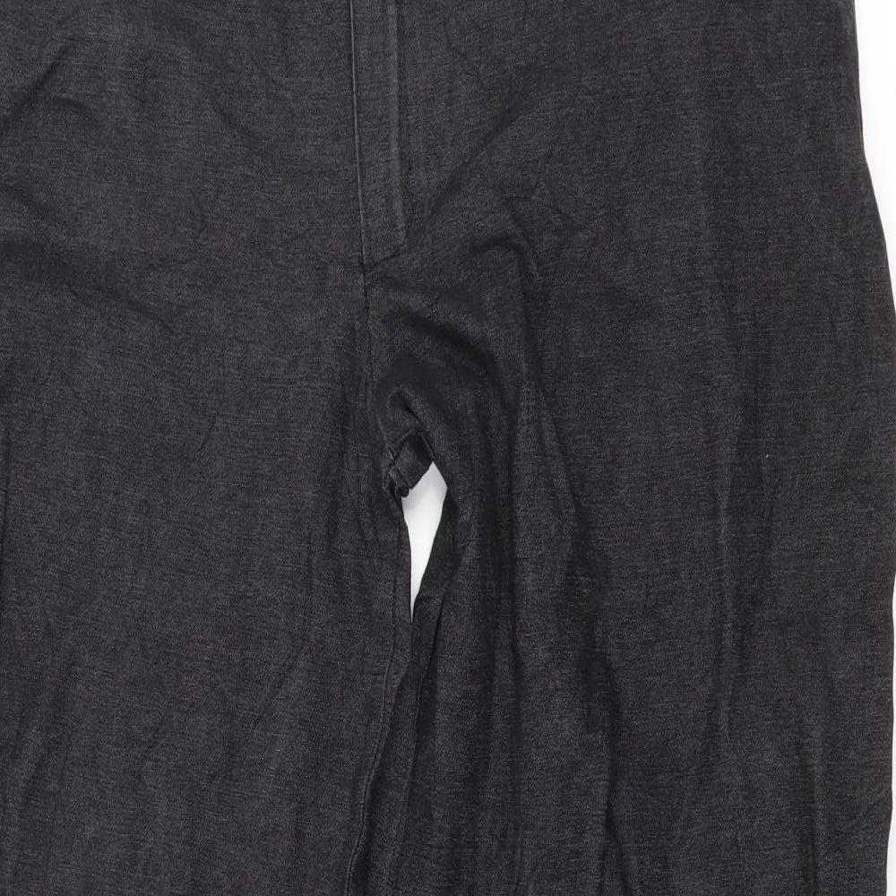 Denim & Co. Womens Grey   Trousers  Size 34 in L26 in