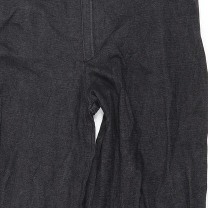 Denim & Co. Womens Grey   Trousers  Size 34 in L26 in