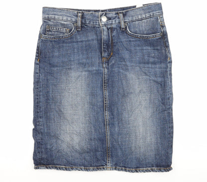 Gap Womens Blue  Denim Straight & Pencil Skirt Size 6