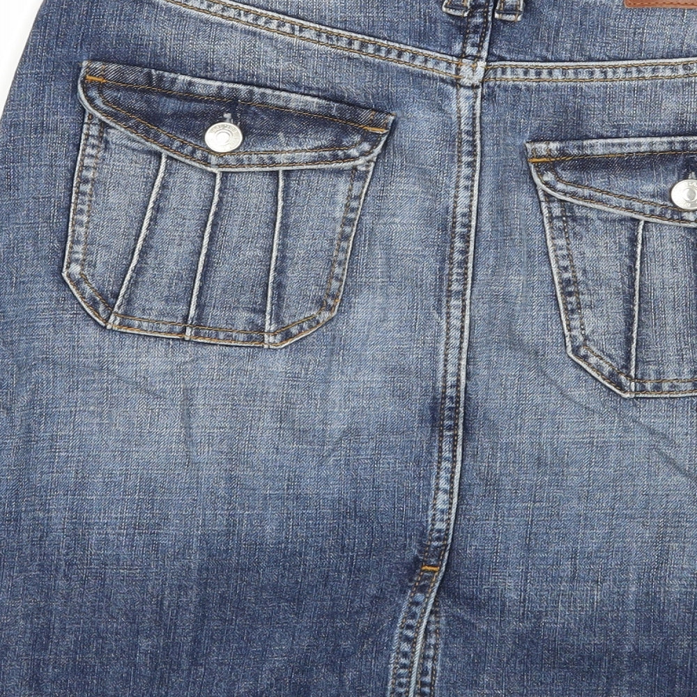 Gap Womens Blue  Denim Straight & Pencil Skirt Size 6