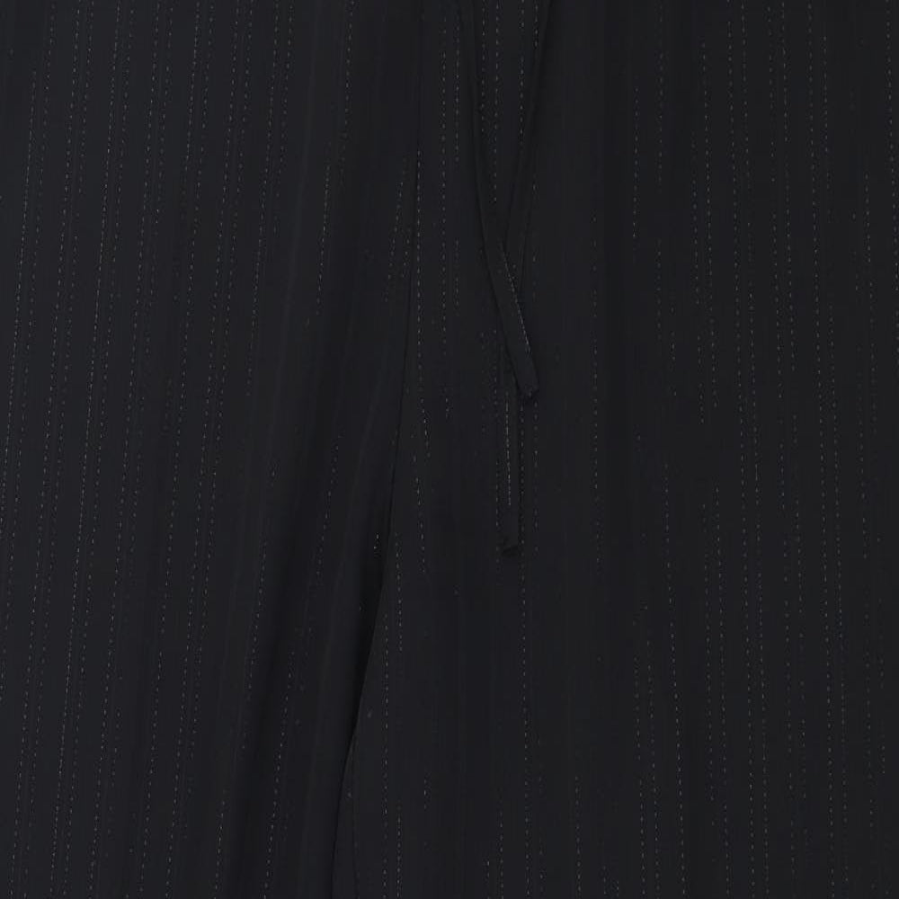 Womens UK Size 12 EWM Regular Fit  Black Trousers