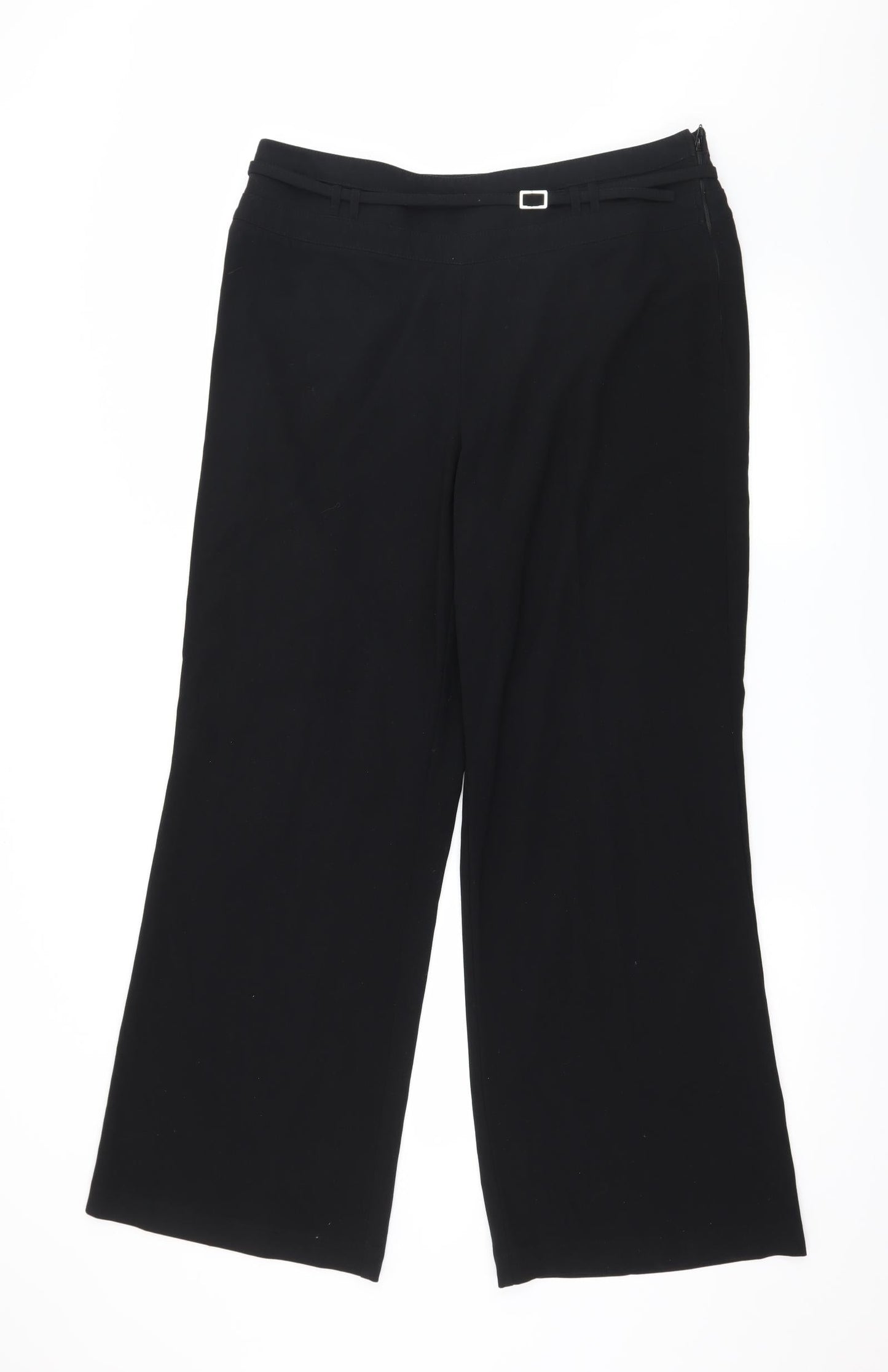 Womens UK Size 16 Marks and Spencer Regular Fit  Black Trousers