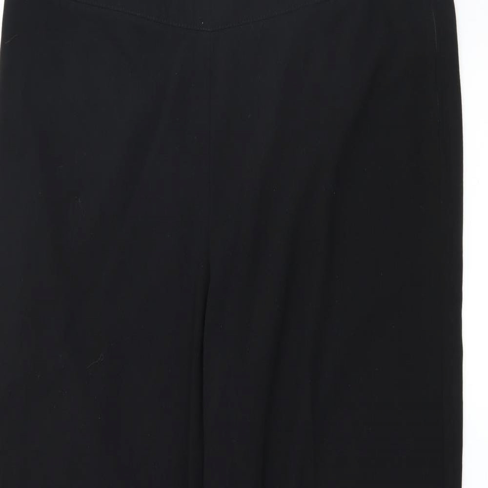 Womens UK Size 16 Marks and Spencer Regular Fit  Black Trousers