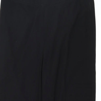 Womens UK Size 16 Marks and Spencer Regular Fit  Black Trousers