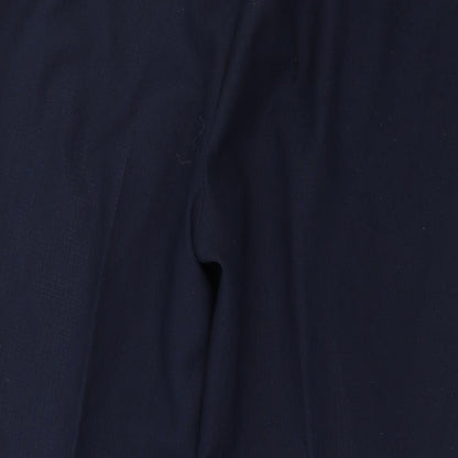 Womens UK Size 16 Marks and Spencer Regular Fit  Blue Trousers