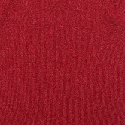 Berkertex Womens Red  Knit Basic T-Shirt Size 14