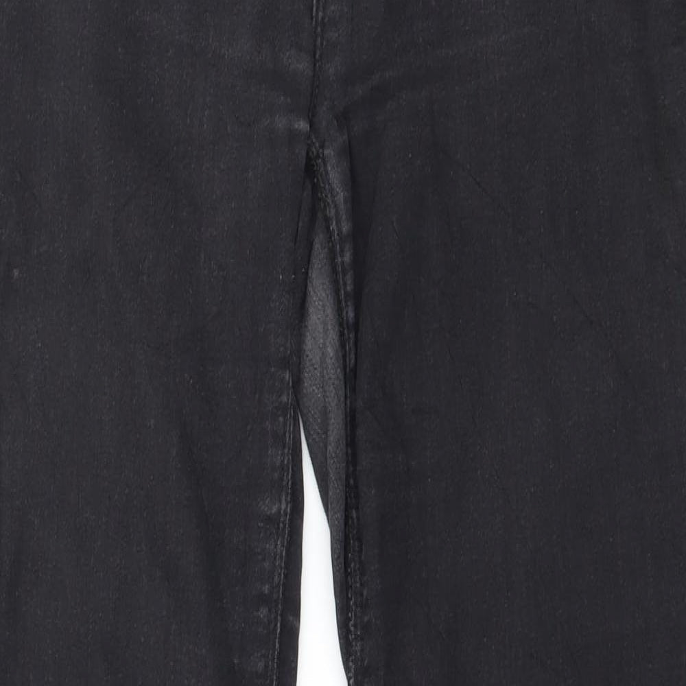 Dorothy Perkins Womens Black  Denim Skinny Jeans Size 10 L29 in