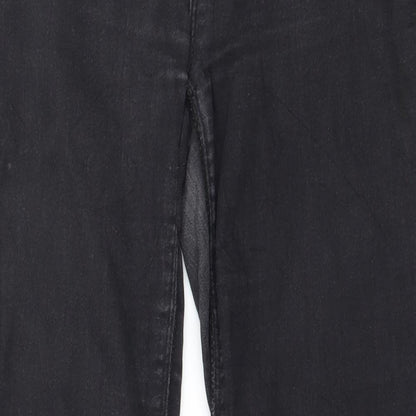 Dorothy Perkins Womens Black  Denim Skinny Jeans Size 10 L29 in