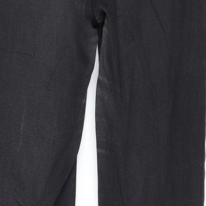 Dorothy Perkins Womens Black  Denim Skinny Jeans Size 10 L29 in
