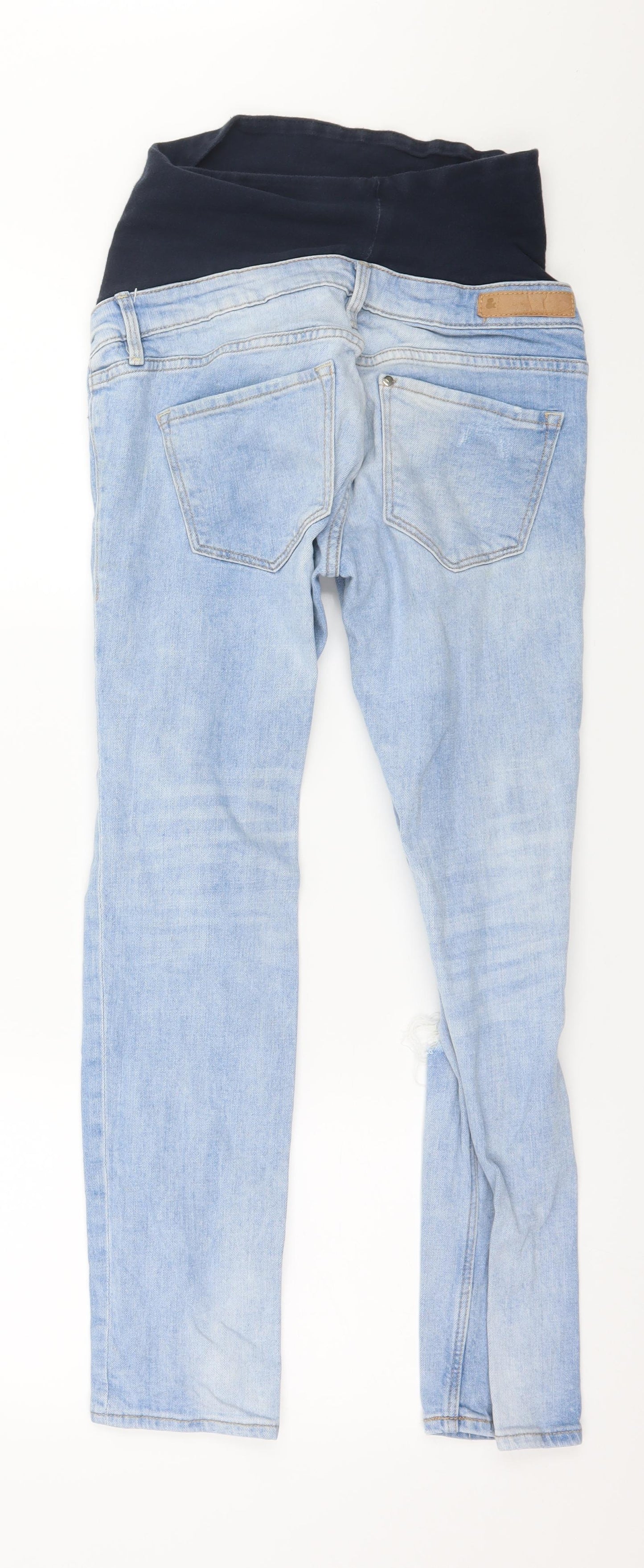 Womens UK Size 6 H&M Regular Fit Skinny Blue Jeans