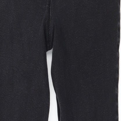 Matalan Womens Black  Denim Jegging Jeans Size 10 L26 in