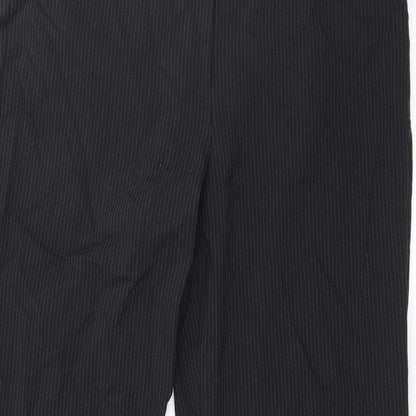 F&F Womens Blue Striped  Trousers  Size 16 L20 in