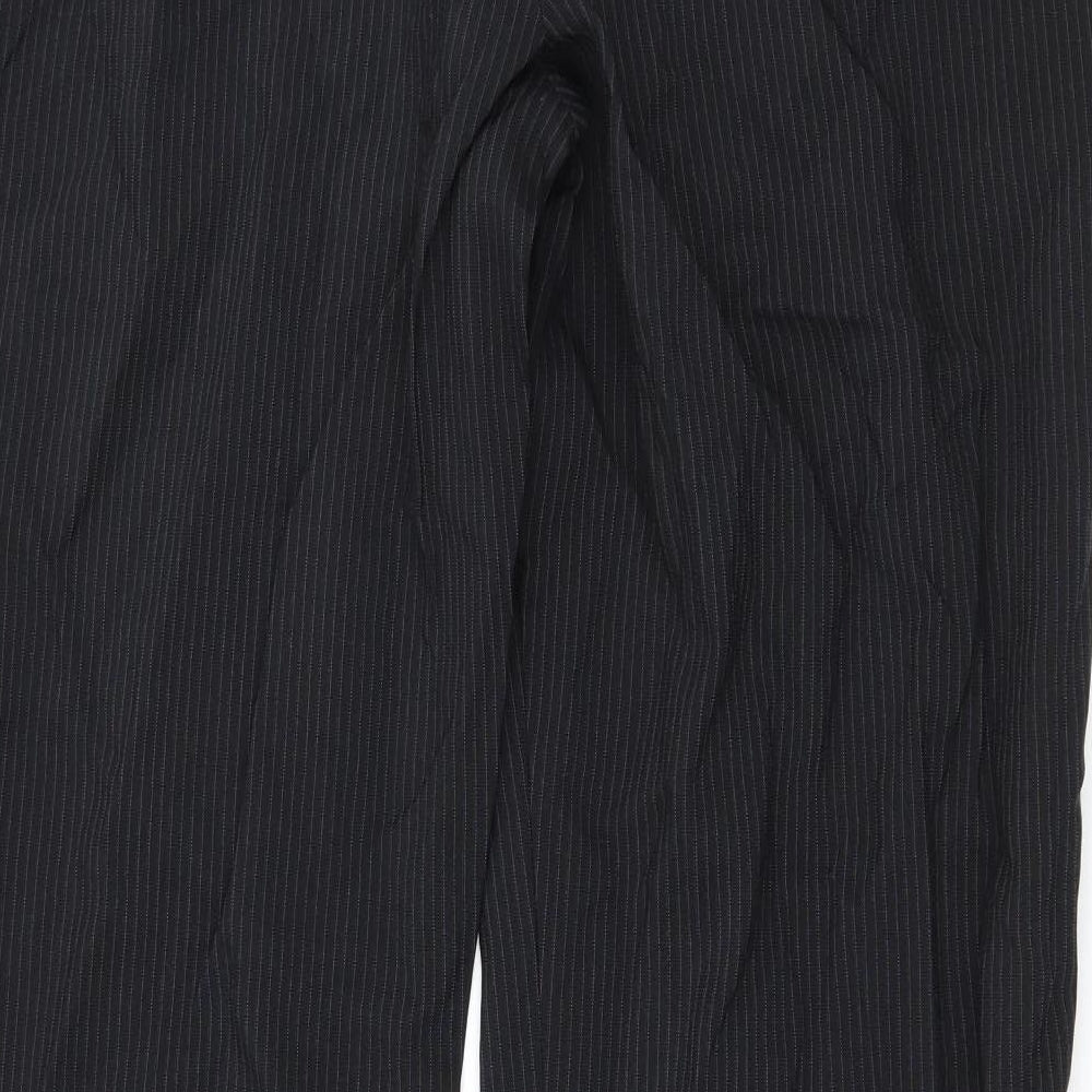 F&F Womens Blue Striped  Trousers  Size 16 L20 in