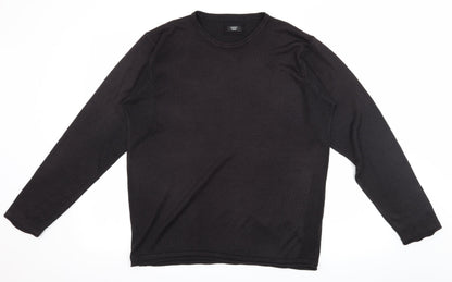 Womens UK Size M NEXT Black Basic T-Shirt