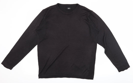 Womens UK Size M NEXT Black Basic T-Shirt