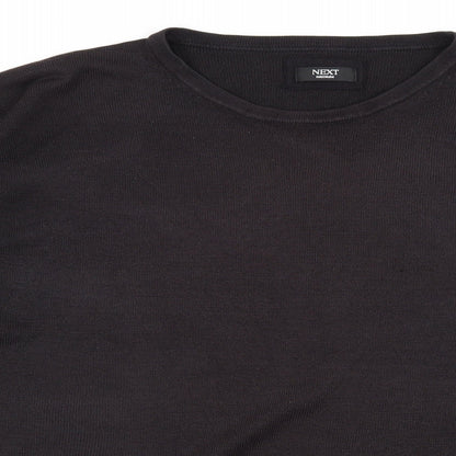 Womens UK Size M NEXT Black Basic T-Shirt