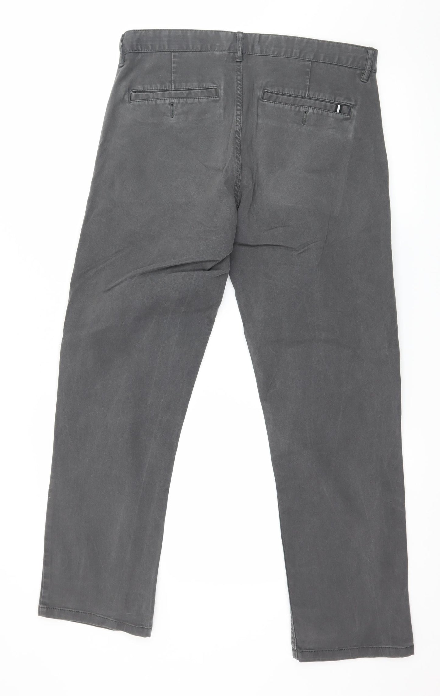 Jeff & Co Mens Grey   Trousers  Size 32 in L30 in