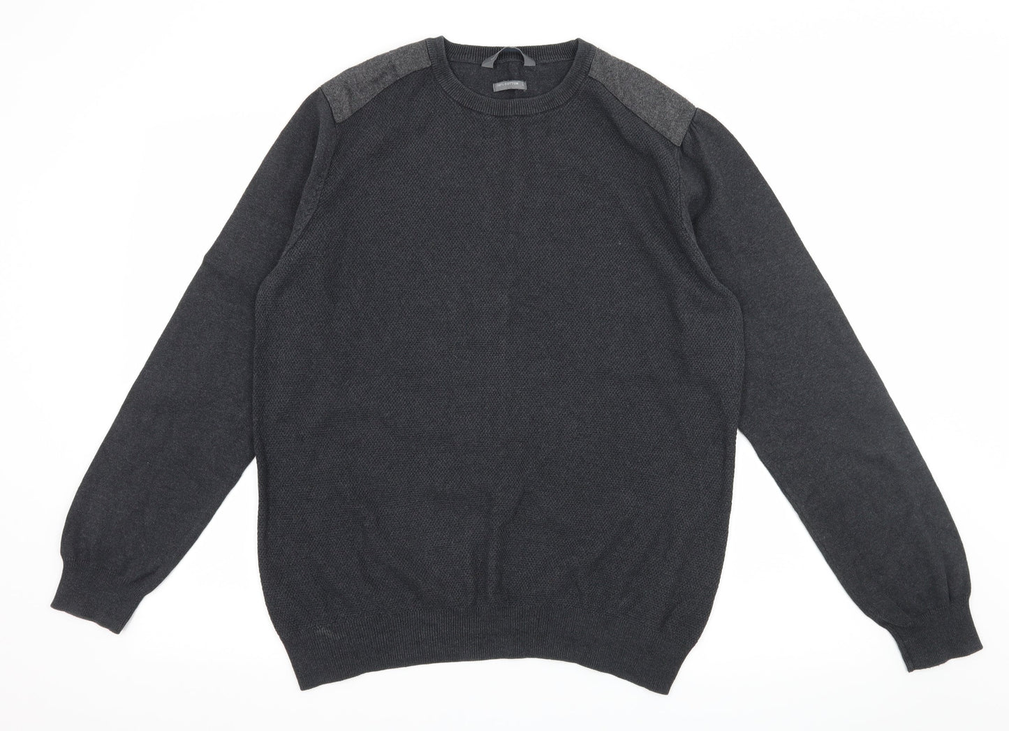 Cedar Wood State Mens Grey  Knit Pullover Jumper Size L