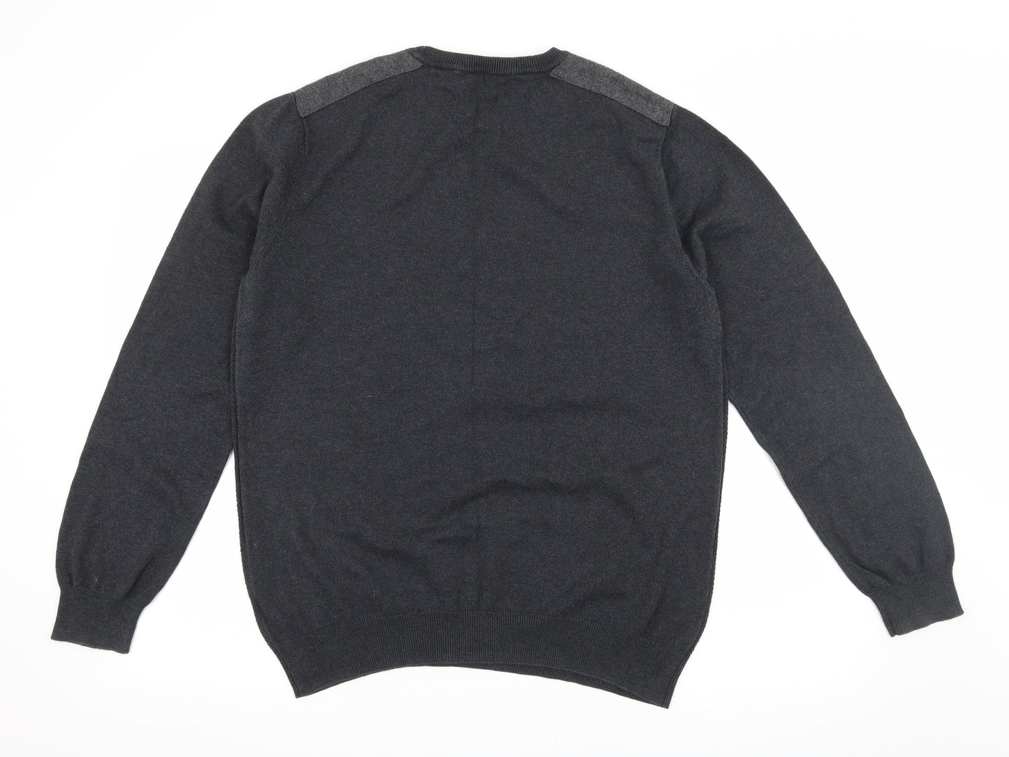 Cedar Wood State Mens Grey  Knit Pullover Jumper Size L