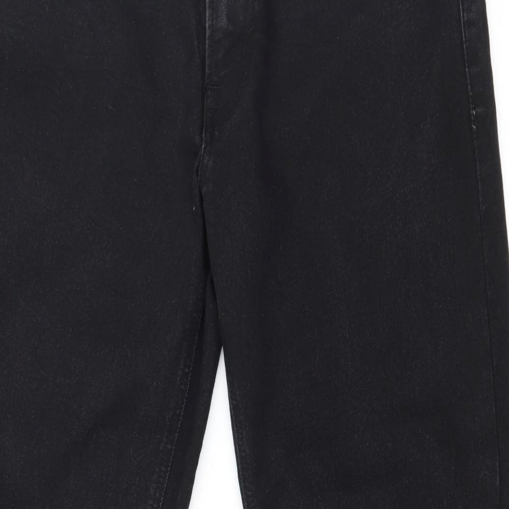 Easy Mens Black  Denim Skinny Jeans Size 32 in L30 in